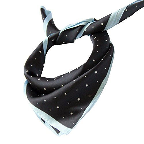 Women's Silk and Polyester Viscose Soft Novel Large Square Scarves Set Head Neck Fashionable Multius | Amazon (US)