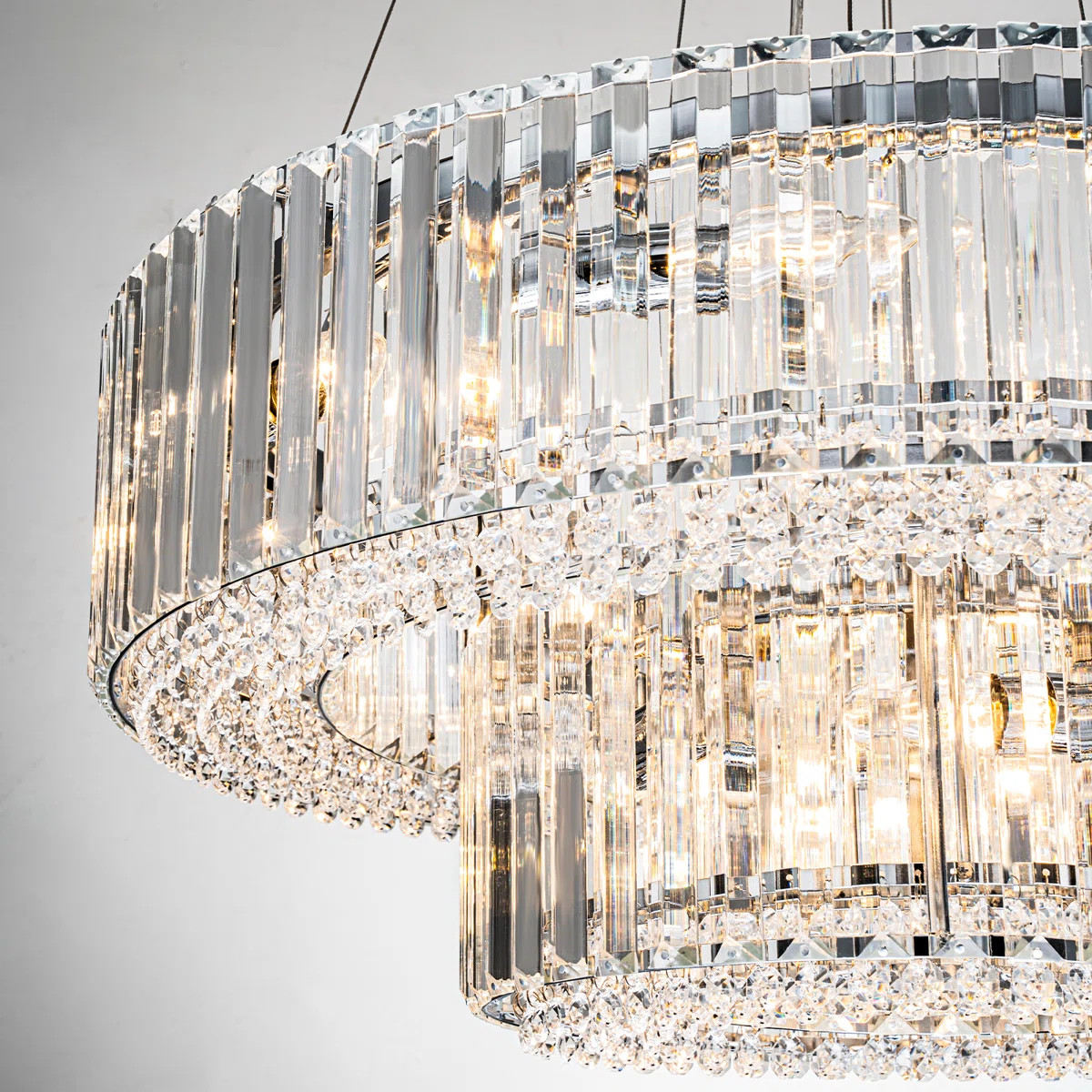 Craggie 12 - Light Crystal Tiered Chandelier | Wayfair North America