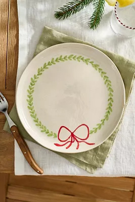 Bow + Vine Stoneware Side Plate | Anthropologie (US)