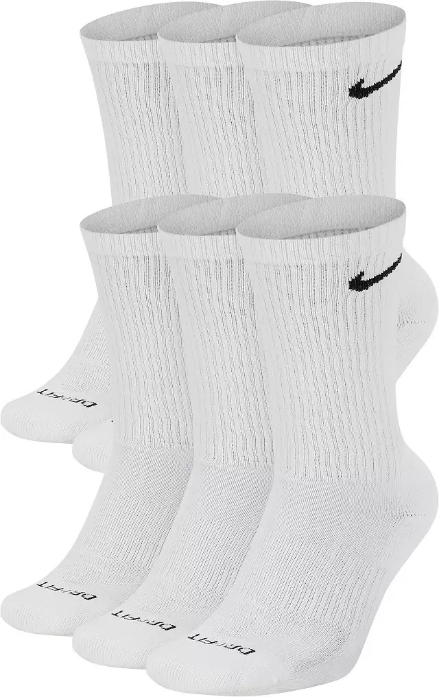 Nike Dri-FIT Everday Plus Cushioned Training Crew Socks | Dick's Sporting Goods