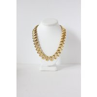 Vintage Chunky Gold Tone Loops Necklace | Etsy (US)