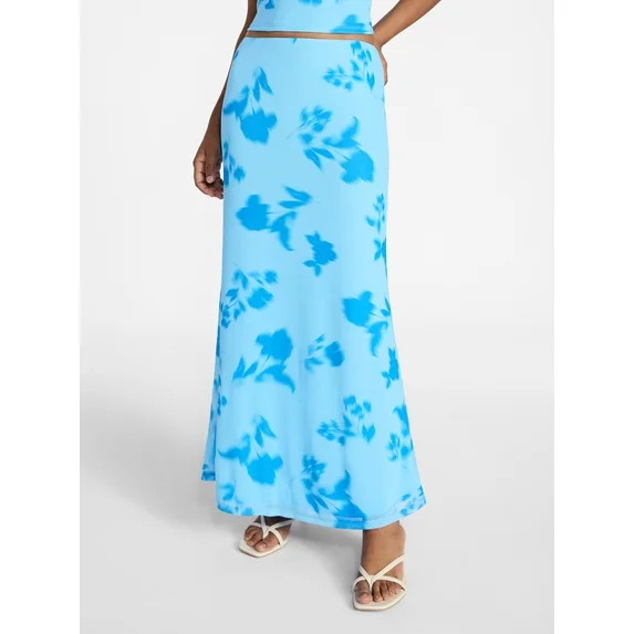 No Boundaries Mesh Maxi Skirt, Women's XXS-XXL | Walmart (US)