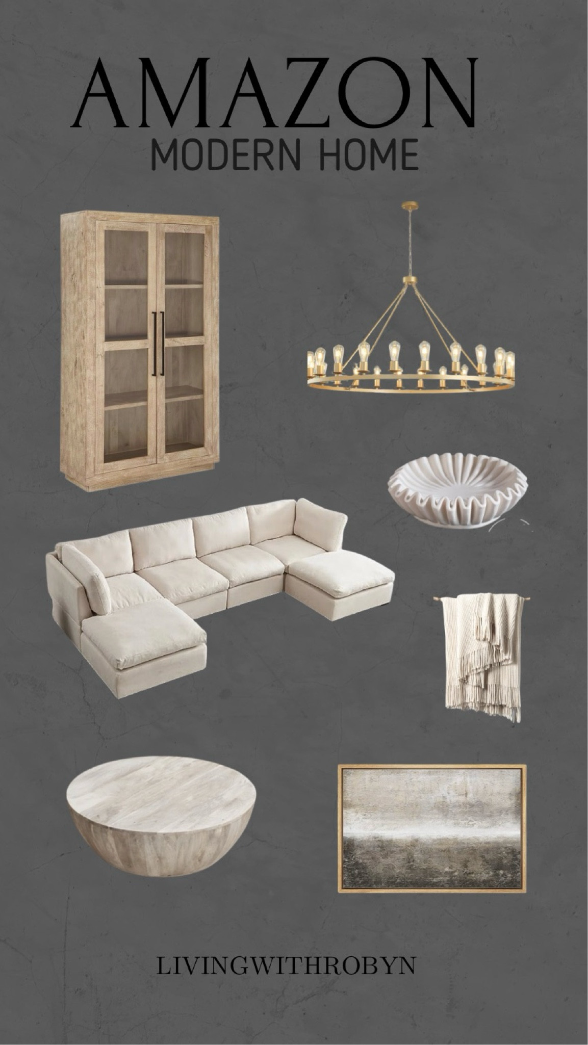 Amazon has some beautiful high end looks without the price tag! 
Living room 
Sectional
Modern furniture 
Transitional furniture 
Organic modern 
Cabinets 
Lighting 
Art
Bowls 


#LTKhome