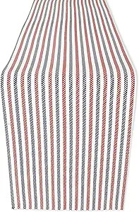 Folkulture Memorial Day Table Runner, 100% Cotton 4th of July Table Runner for Patriotic Decorati... | Amazon (US)