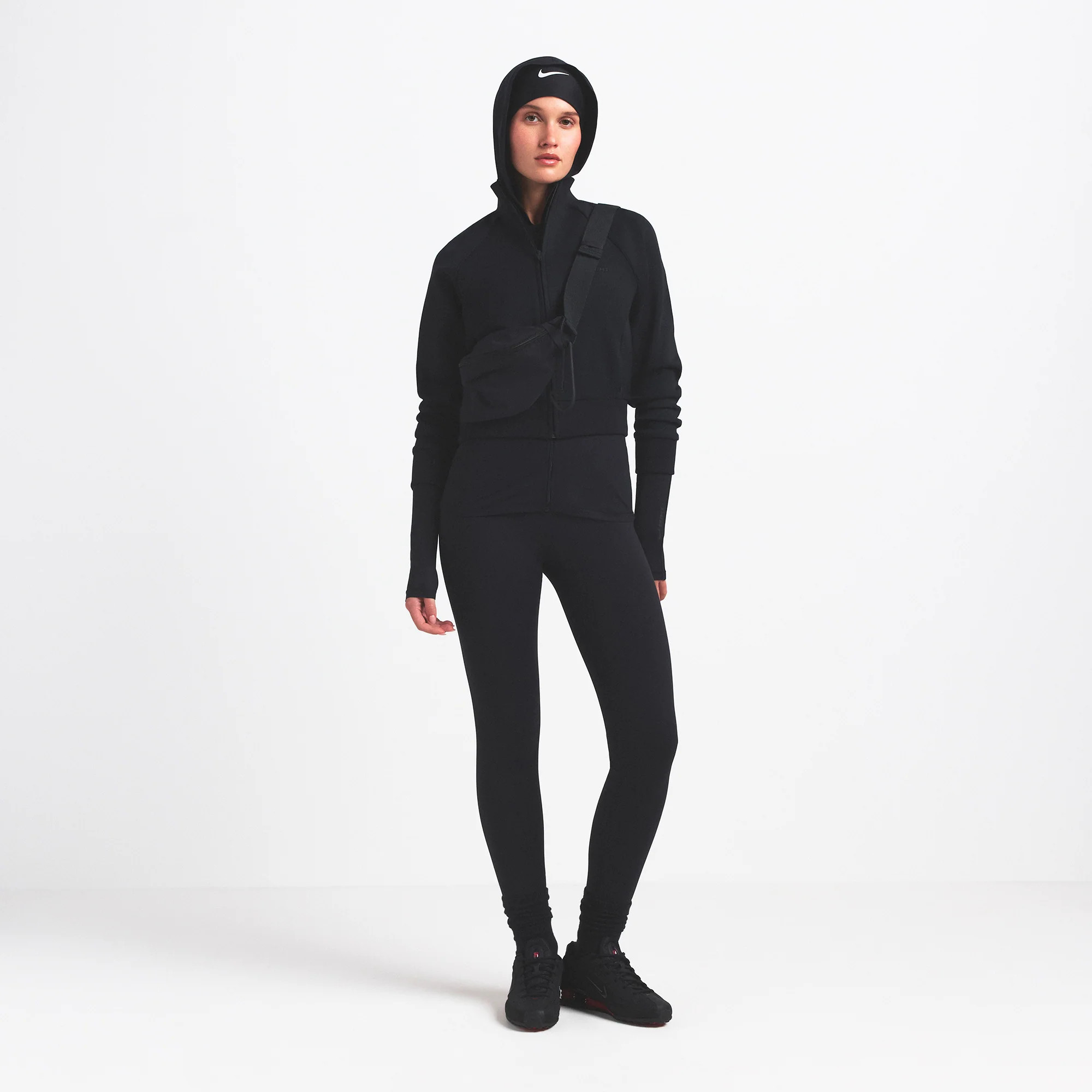 SKIMS Track Jacket | Black | 4XL | NikeSKIMS Matte Tricot | SKIMS (US)