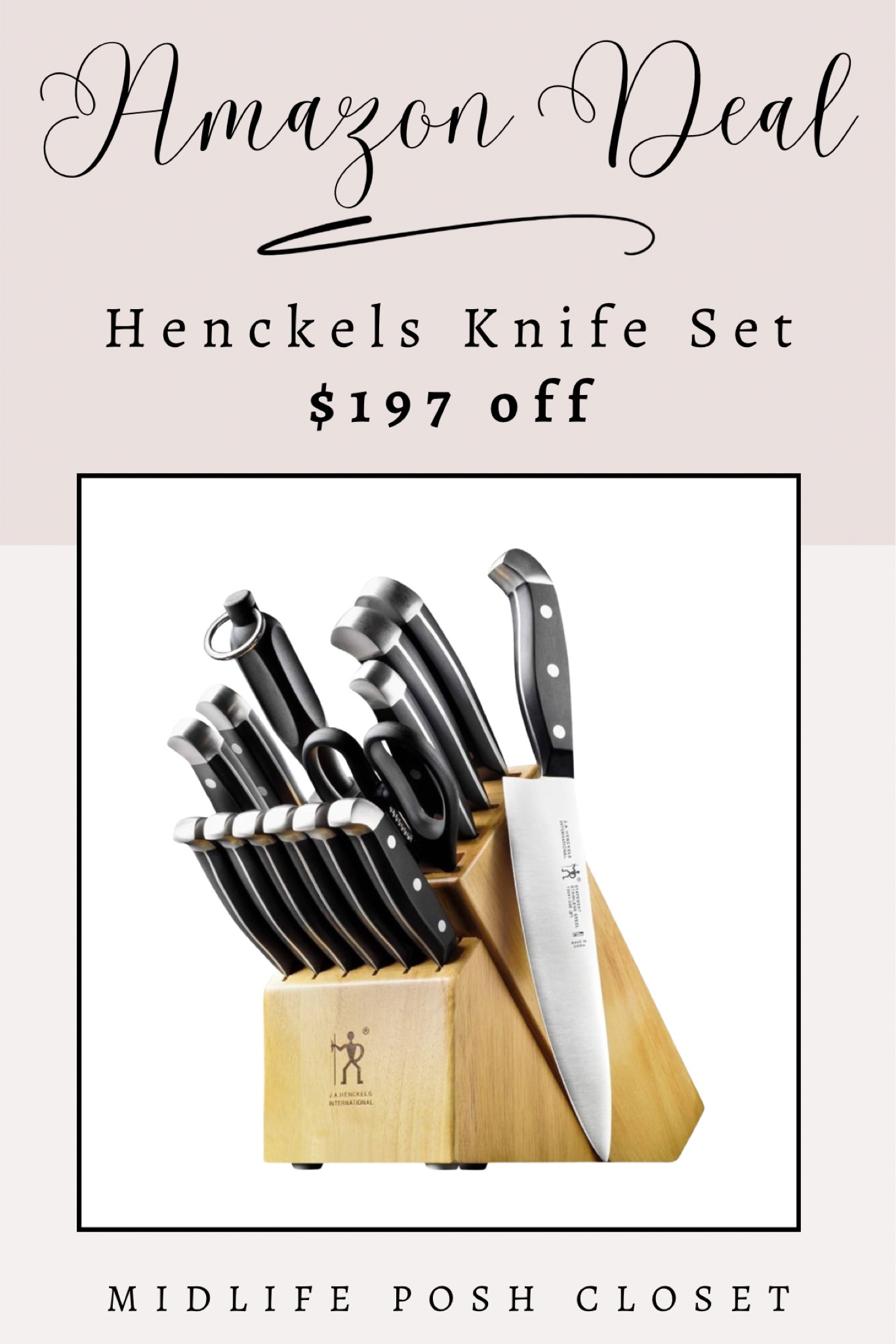Amazon Prime Days Early Deals: Henckels Knife Set

#LTKHome #LTKSaleAlert #LTKSeasonal