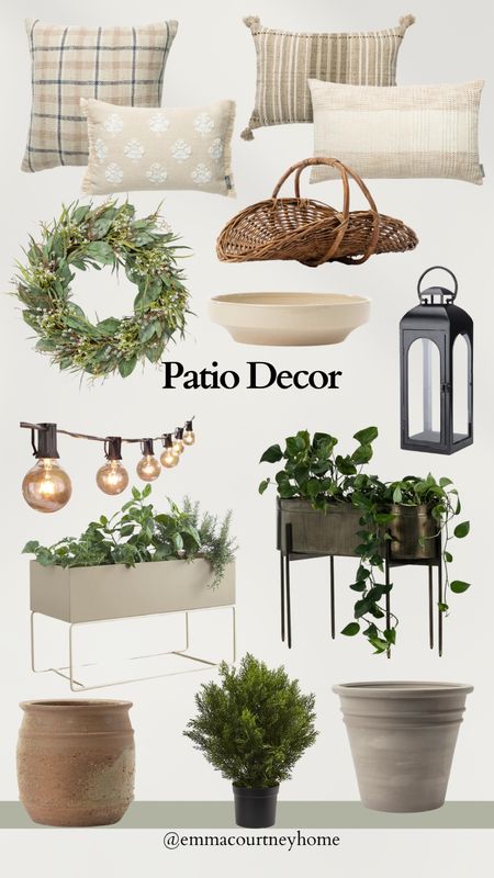 Patio decor ideas to help make your space feel more inviting this spring summer. McGee and co, target, and wayfair picks 

#LTKhome #LTKsalealert #LTKSeasonal
