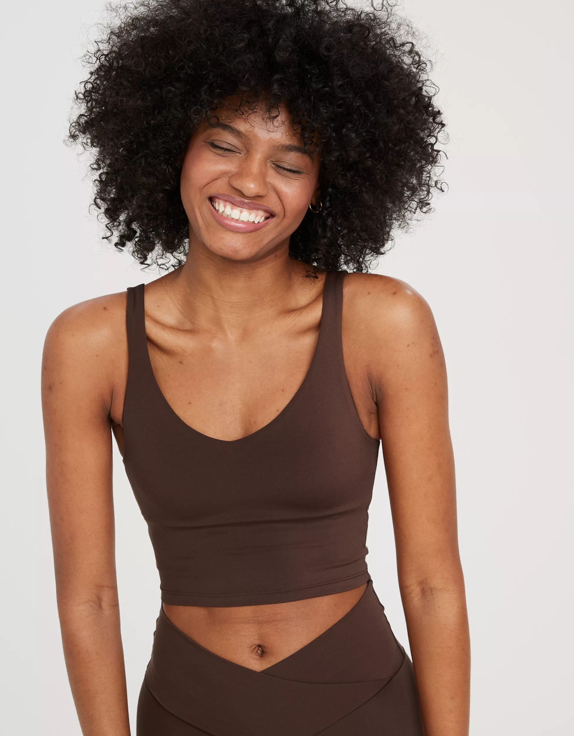 OFFLINE By Aerie Real Me Low Key Longline Sports Bra | Aerie