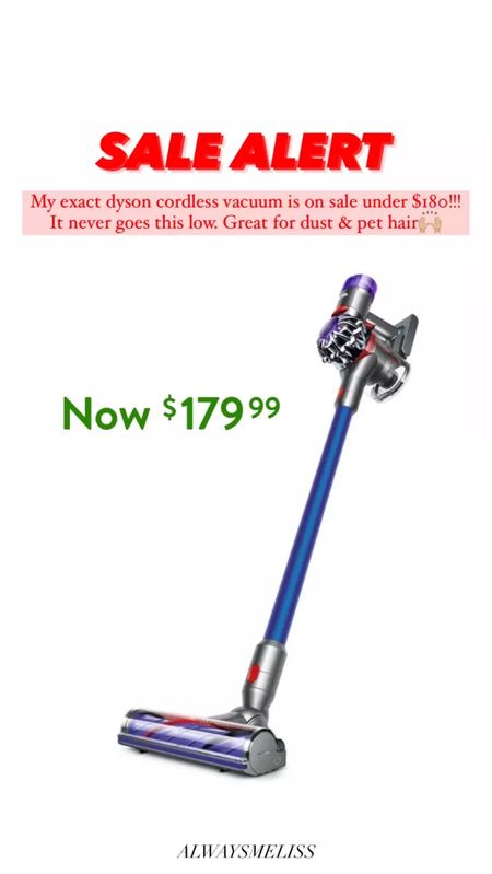 This awesome vacuum is still on sale!! Save $70!

Floor Cleaner
Dyson
Home Cleaning 

#LTKhome #LTKfamily #LTKsalealert