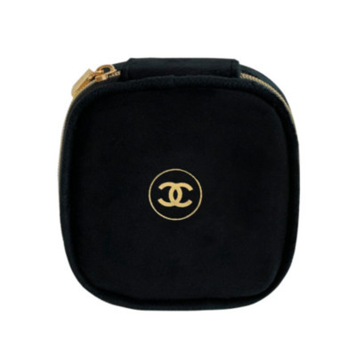 Chanel Beauty Makeup Mirror Pouch Black / Chanel Beauty Pouch | eBay US
