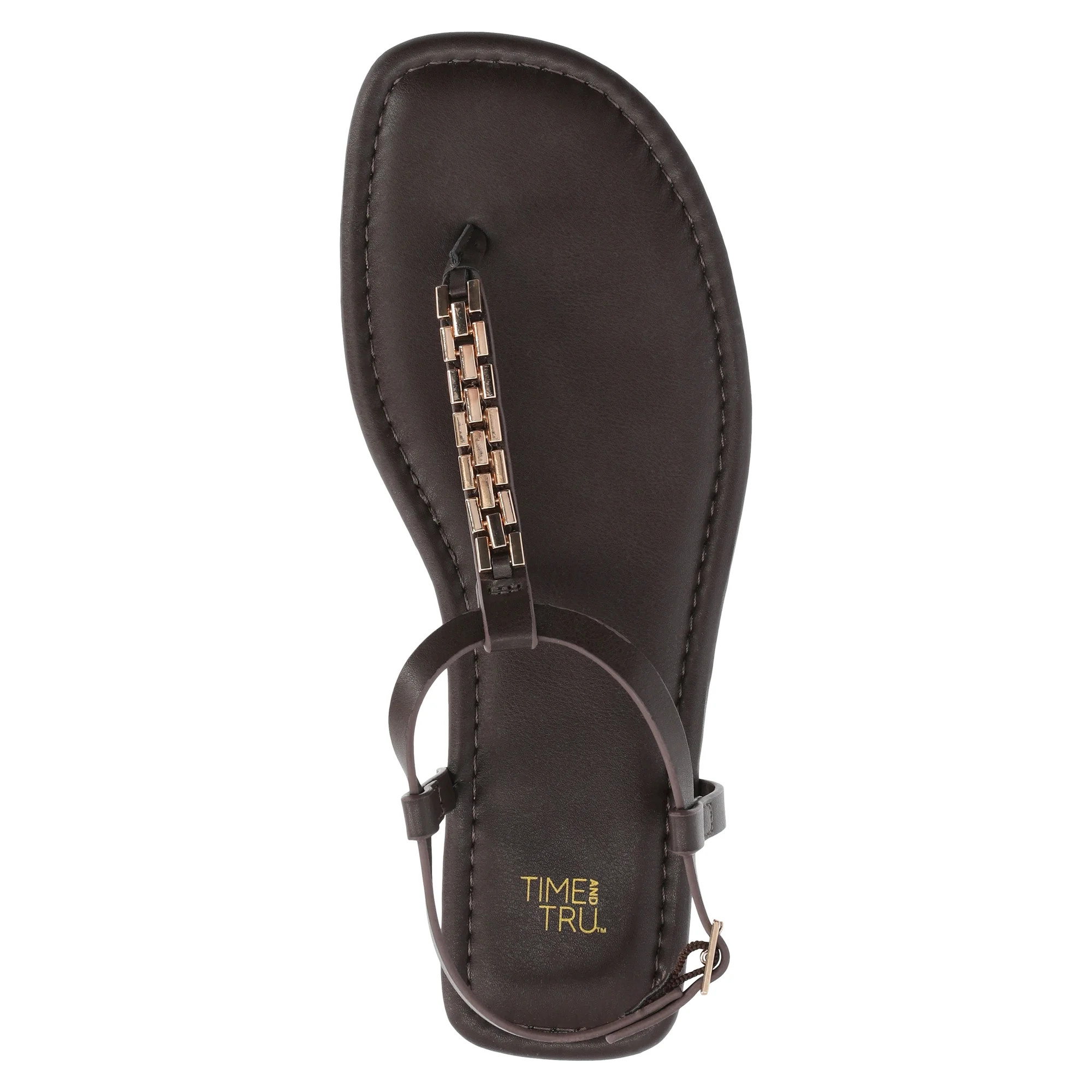 Time and Tru Women's Hardware Thong Sandals | Walmart (US)