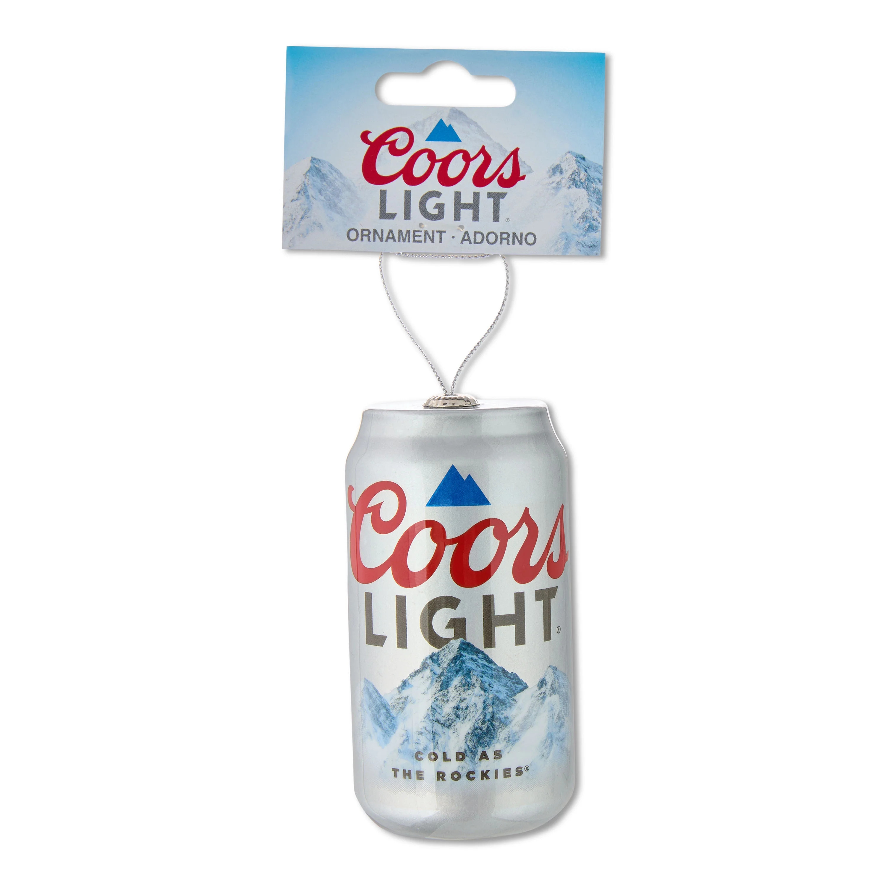 Coors Light Can Decoupage Christmas Ornament, Silver, Plastic, Pack of 1, by Ruz | Walmart (US)