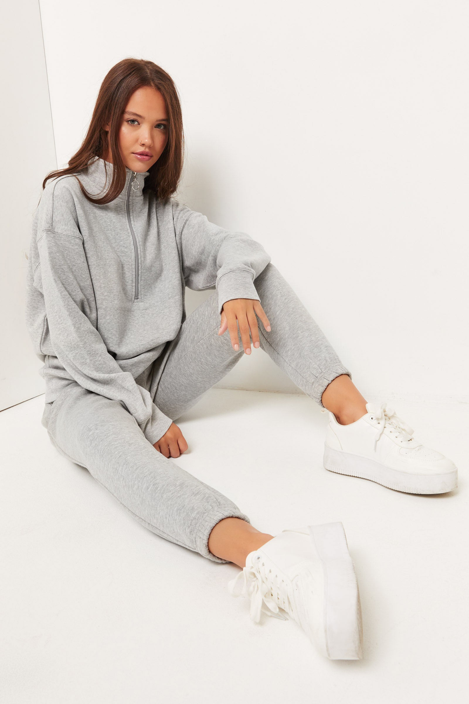 Boyfriend Zip Mock Sweatshirt | Ardene