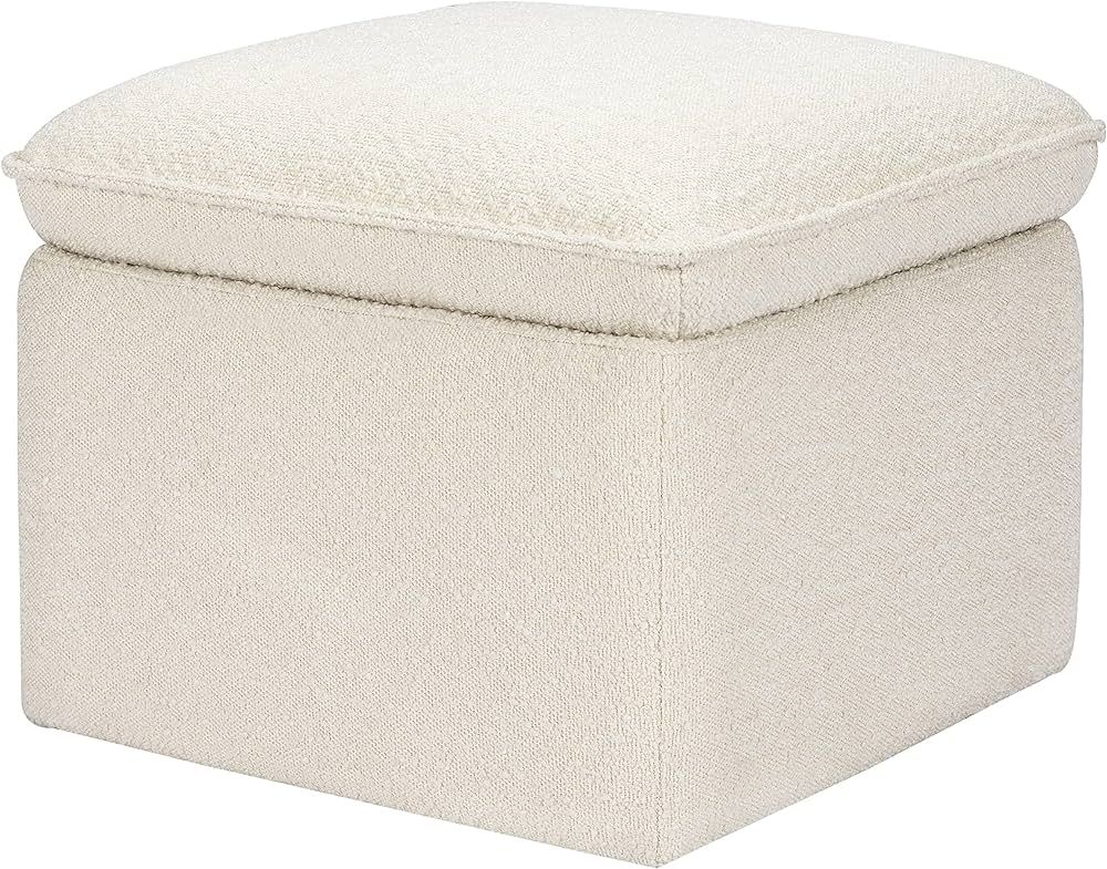 Babyletto Cali Storage Ottoman in Ivory Boucle, Greenguard Gold Certified | Amazon (US)