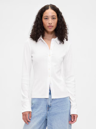 Ribbed Shirt | Gap Factory