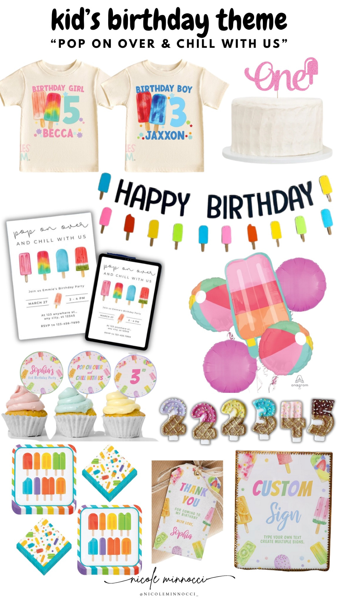 Popsicle kids birthday theme- perfect for summer!

First birthday / second birthday / children’s birthday / summer birthday party

#LTKKids #LTKParties #LTKBaby