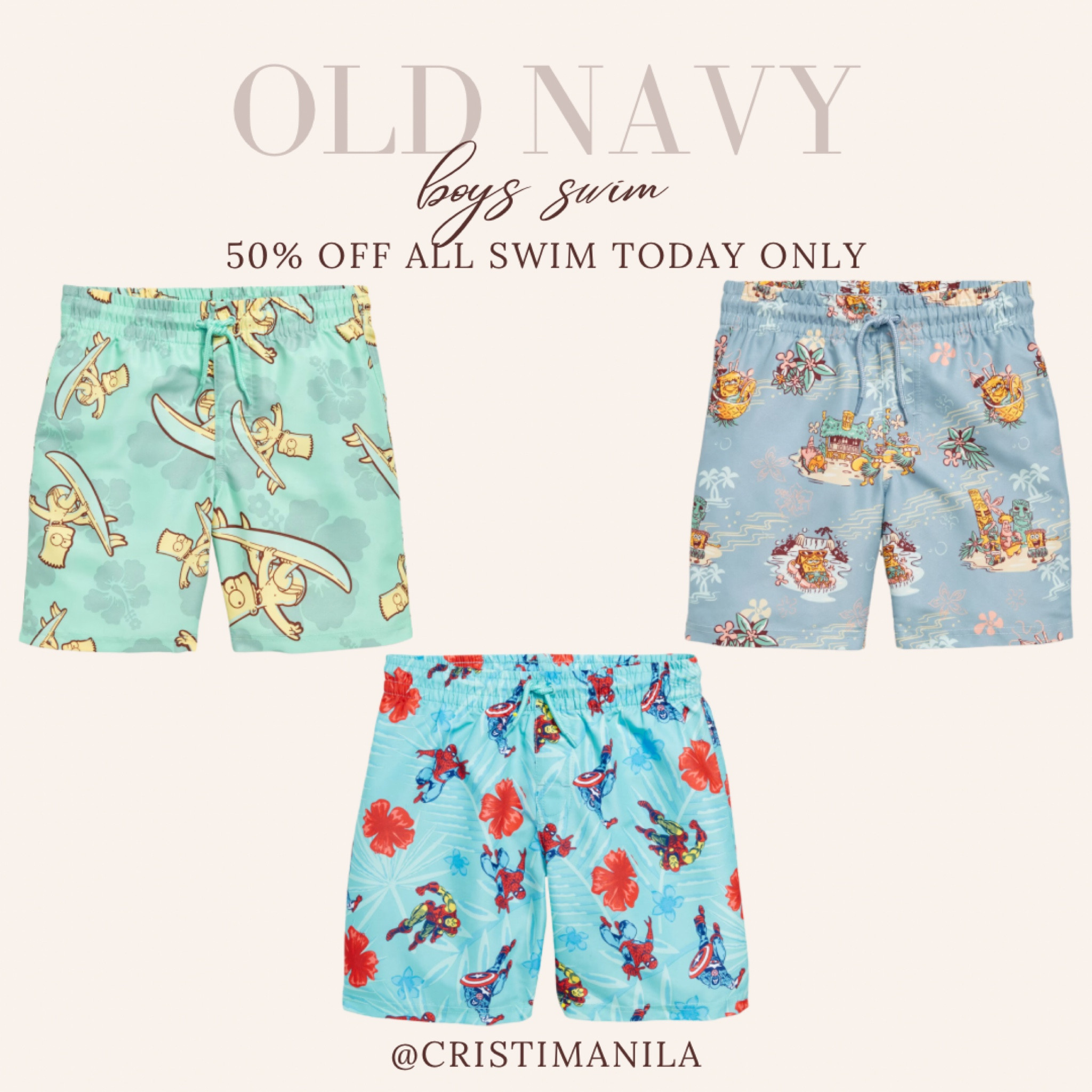 Licensed Pop Culture Swim Trunks … curated on LTK