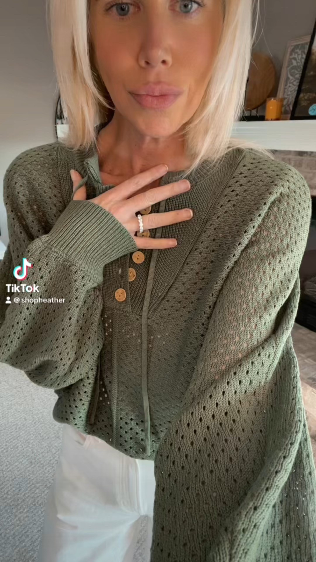 Cozy Meets Chic! The relaxed V-neck and balloon sleeves add a touch of laid-back charm, making it perfect for layering over tanks, bralettes, or dresses. A dreamy neutral that pairs perfectly with everything from lounge shorts to denim.

#LTKSeasonal #LTKTravel #LTKFindsUnder50