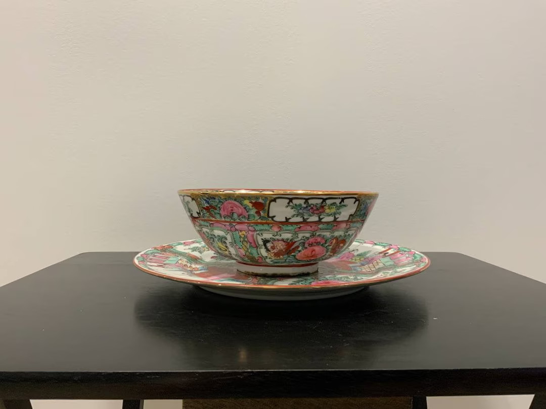 Painted Porcelain Bowl set - Etsy | Etsy (US)