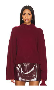NIA Yvonne Sweater in Oxblood from Revolve.com | Revolve Clothing (Global)