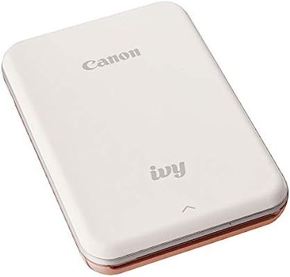 Canon IVY Mobile Mini Photo Printer through Bluetooth(R), Rose Gold | Amazon (US)