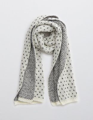 Aerie Jacquard Scarf | American Eagle Outfitters (US & CA)