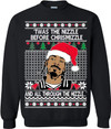 Click for more info about Ugly Christmas Sweater Snoop Twas The Nizzle Before Chrismizzle Unisex Sweatshirt