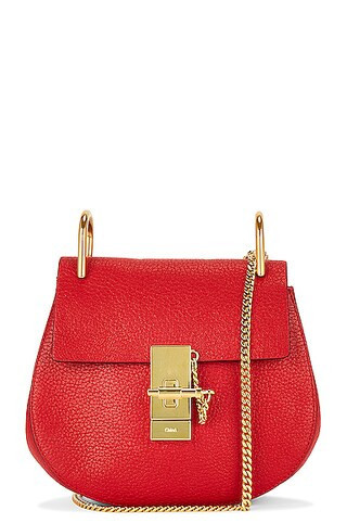 chloe Chloe Drew Bag in Red - Red. Size all. | FWRD 