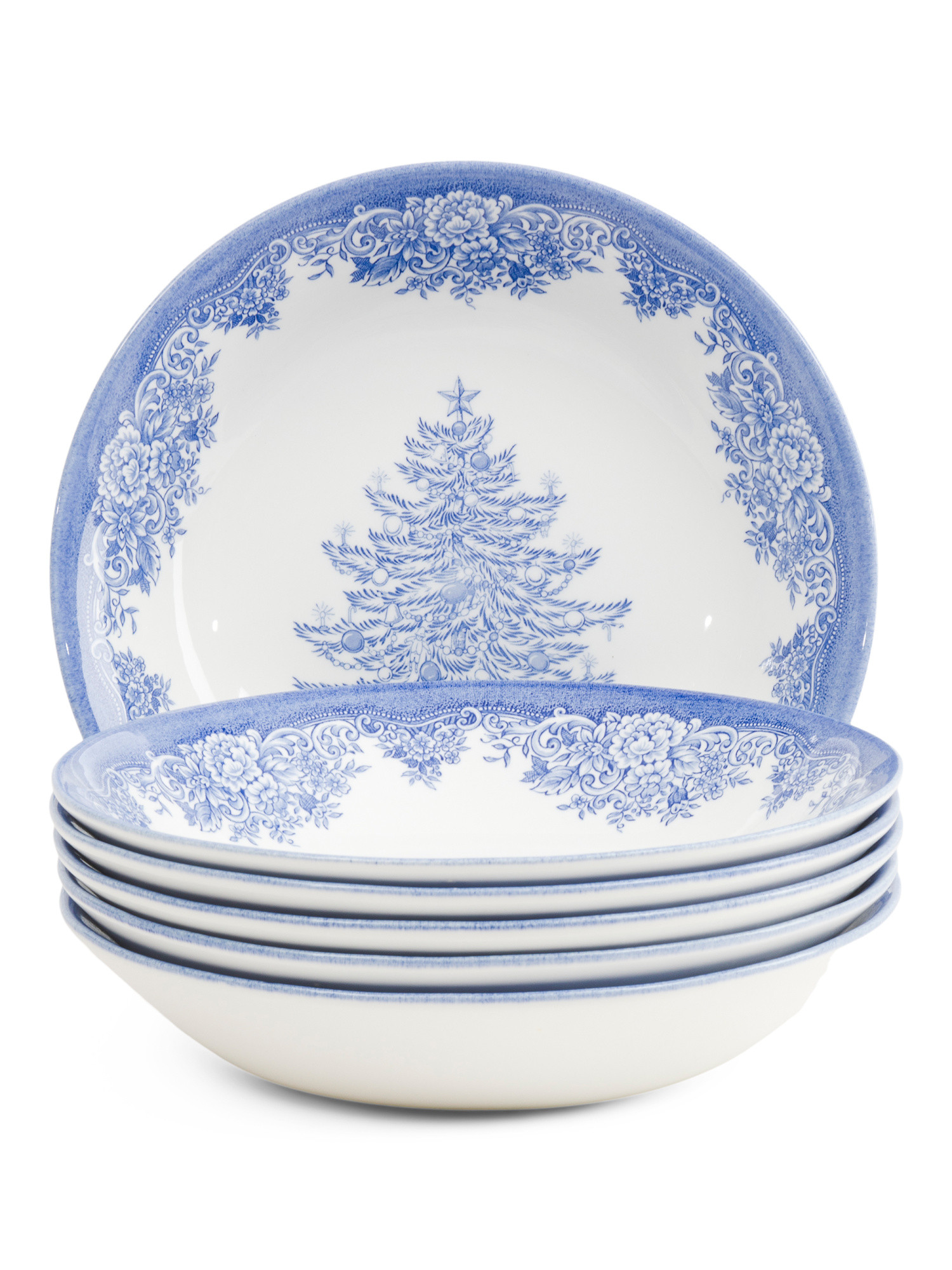 6pk Christmas Tree Pasta Bowls | TJ Maxx
