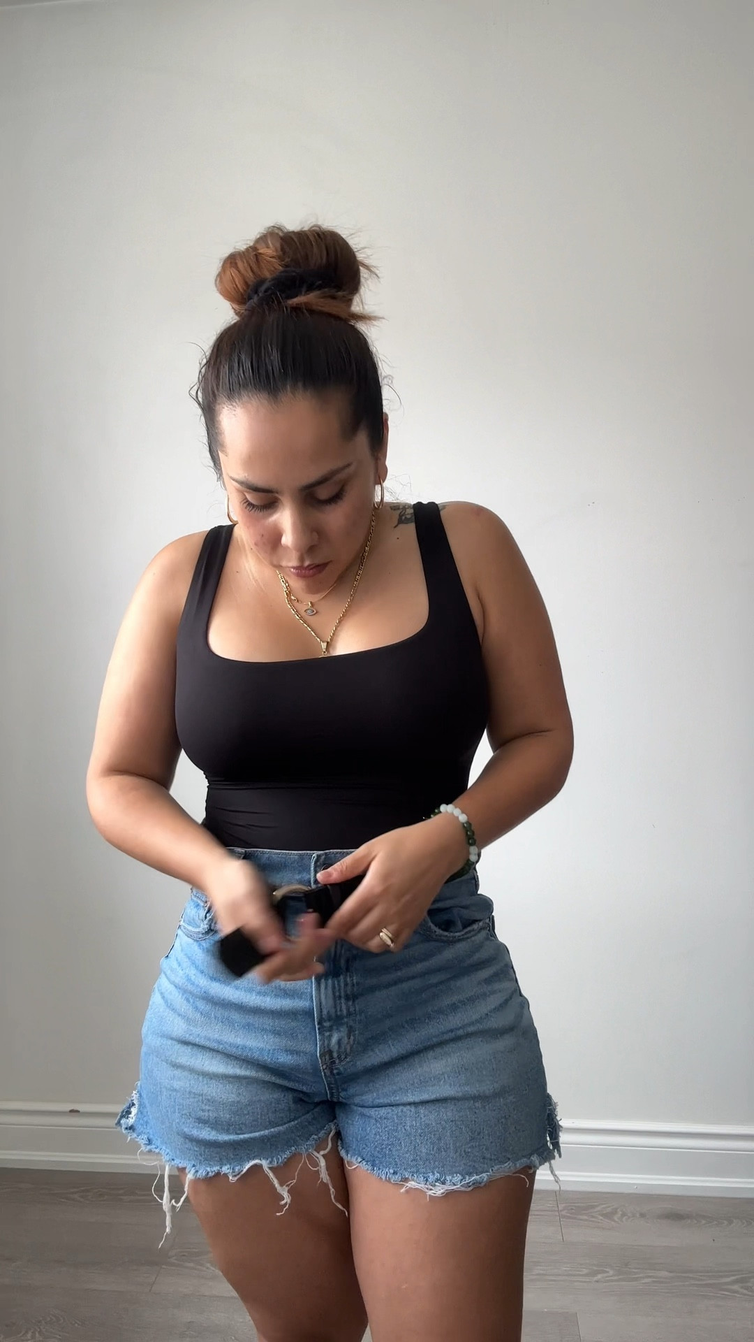 Perfect basic bodysuit for the spring summer weather.
Code Melissa-yx to save $$

Black bodysuit, built in shapewear, popilush, casual outfit, easy outfit 

#LTKstyletip