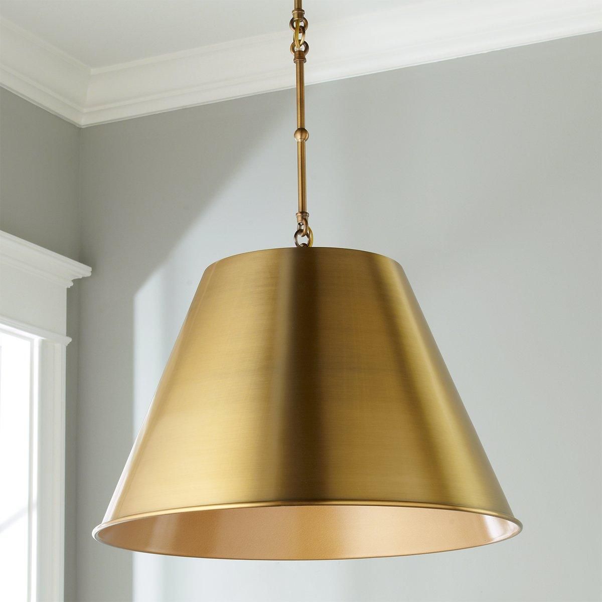 Modern Metal Shade Pendant - Large | Shades of Light