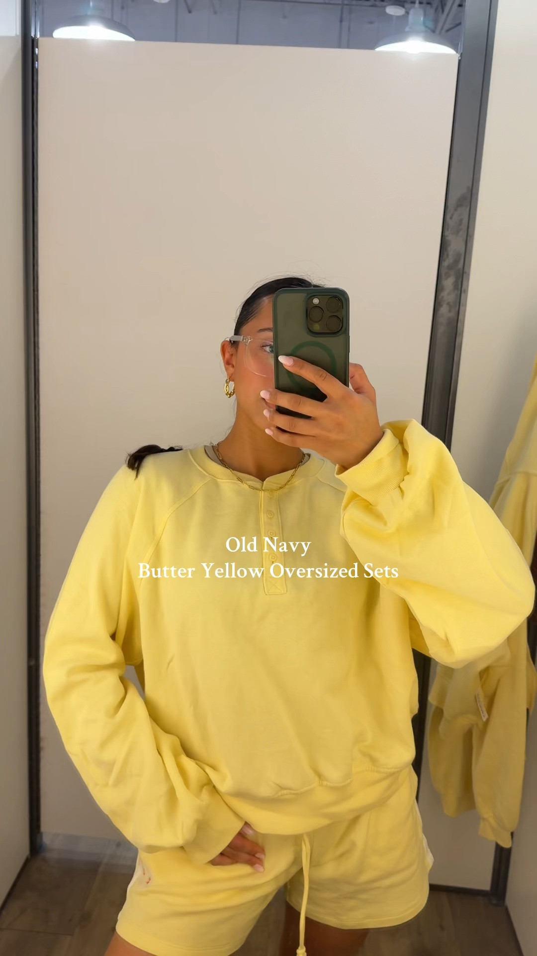 Size XS shorts, size L in half button top, size S in zip up hoodie 

Butter yellow lounge two piece set , errands outfit , pick up line outfit , mom outfit , loungewear , matching set , old
Navy , oversized set 

#LTKootd #LTKSaleAlert #LTKmomlife