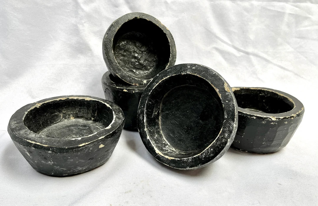 Vintage Rustic Handmade Small Stone Bowls - Etsy | Etsy (US)