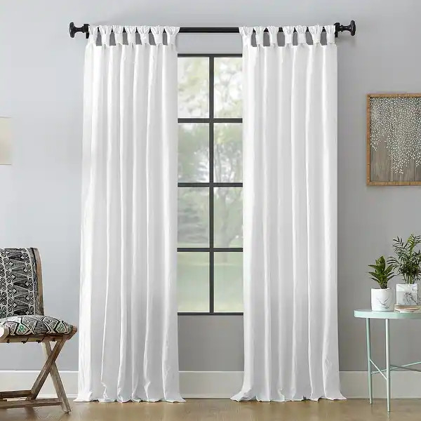 Twist Tab Cotton Curtains | Bed Bath & Beyond