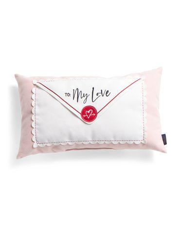 14x24 Love Letter Envelope Pillow | TJ Maxx