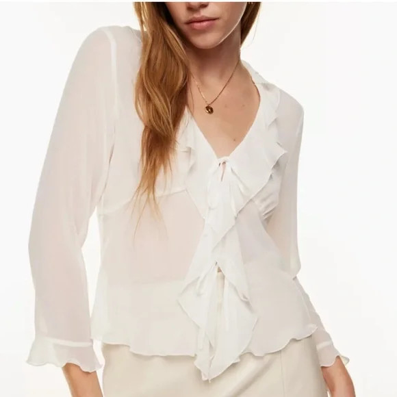 Aritzia frenchy blouse | Poshmark