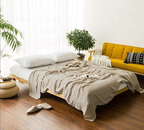 EMME Muslin Throw Cotton Blanket Soft Bed Blankets for Adults and Baby 55"x75" Lightweight Soft Brea | Amazon (US)