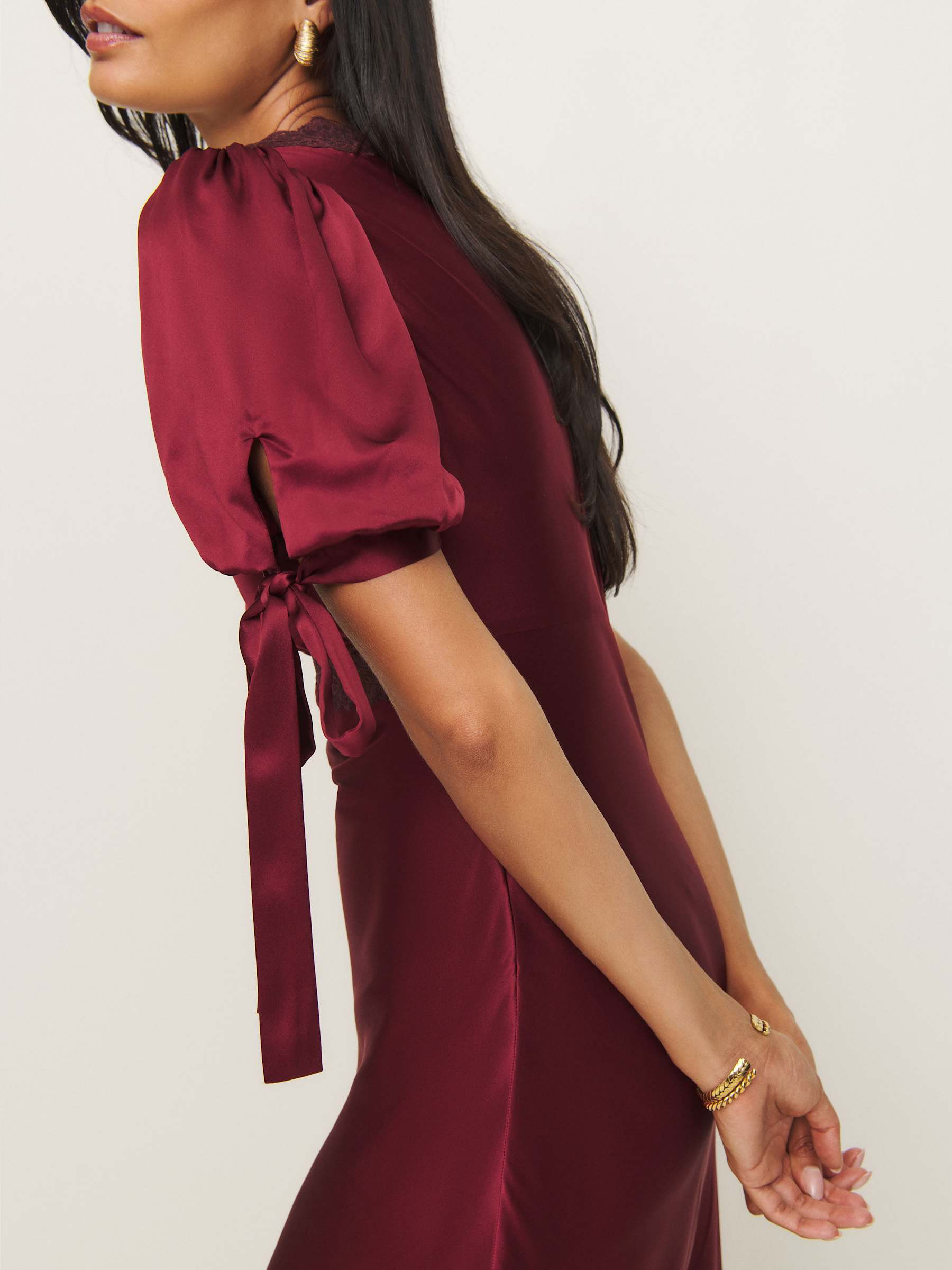 Stella Silk Dress | Reformation (Global)