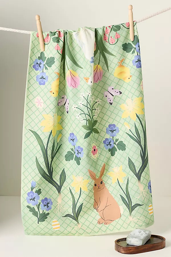 Mystic Bunny Dish Towel | Anthropologie (US)