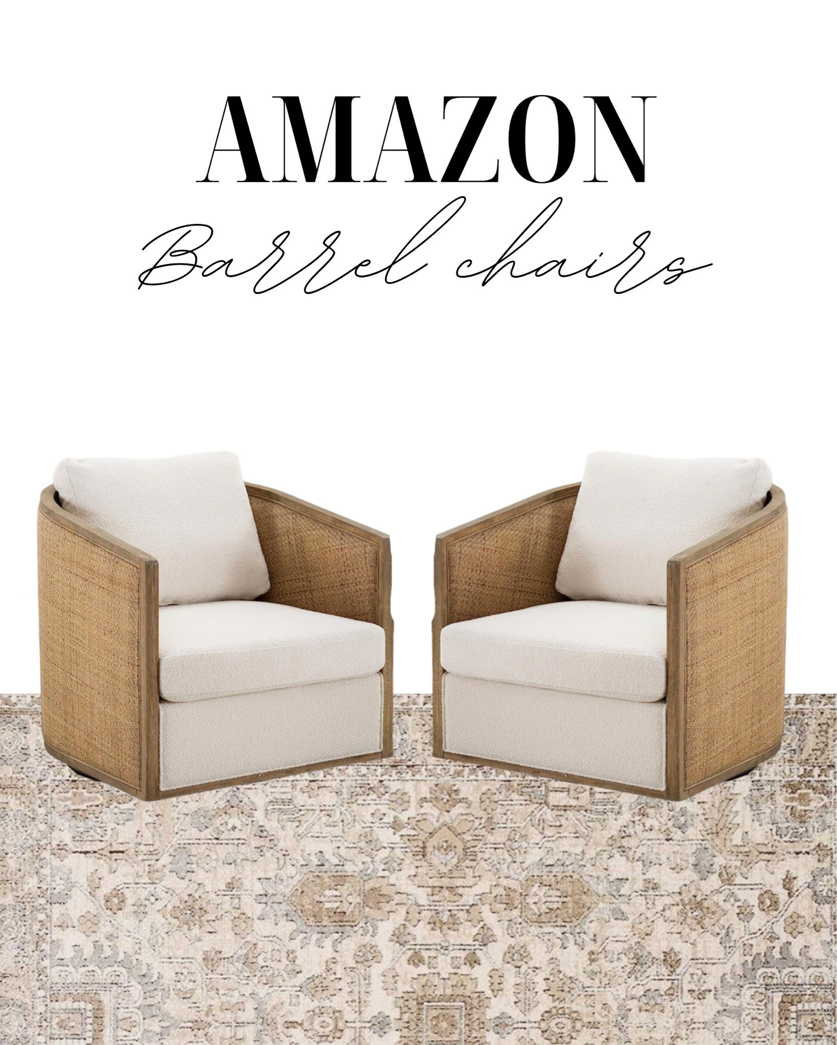 Amazon rattan barrel chairs 

#LTKFind #LTKhome #LTKshoecrush