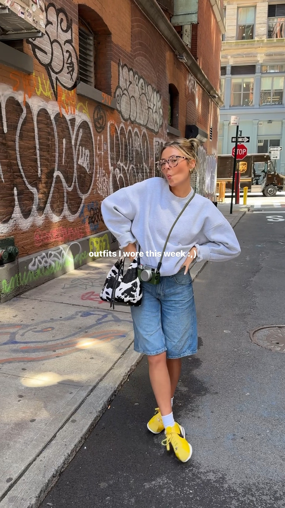 NYC outfits of the week 🚕🥐💓 PART 1 Can’t link the hats but the red and white hat is vibe szn and the blue hat is midnight lunch! 

#LTKVideo #LTKFindsUnder100 #LTKStyleTip