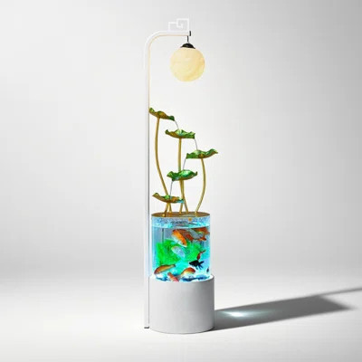 Modern Acrylic & Iron Art Flowing Water Ornament | Wayfair North America