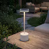 Harbor Breeze 3.46-in x 12.59-in White Metal Solar Outdoor Decorative Lantern Lowes.com | Lowe's
