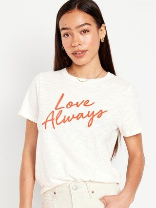 EveryWear Graphic Slub-Knit T-Shirt for Women | Old Navy (US)