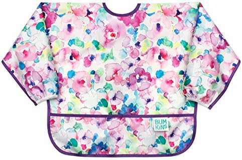 Bumkins Sleeved Bib / Baby Bib / Toddler Bib / Smock, Waterproof, Washable, Stain and Odor Resist... | Amazon (US)