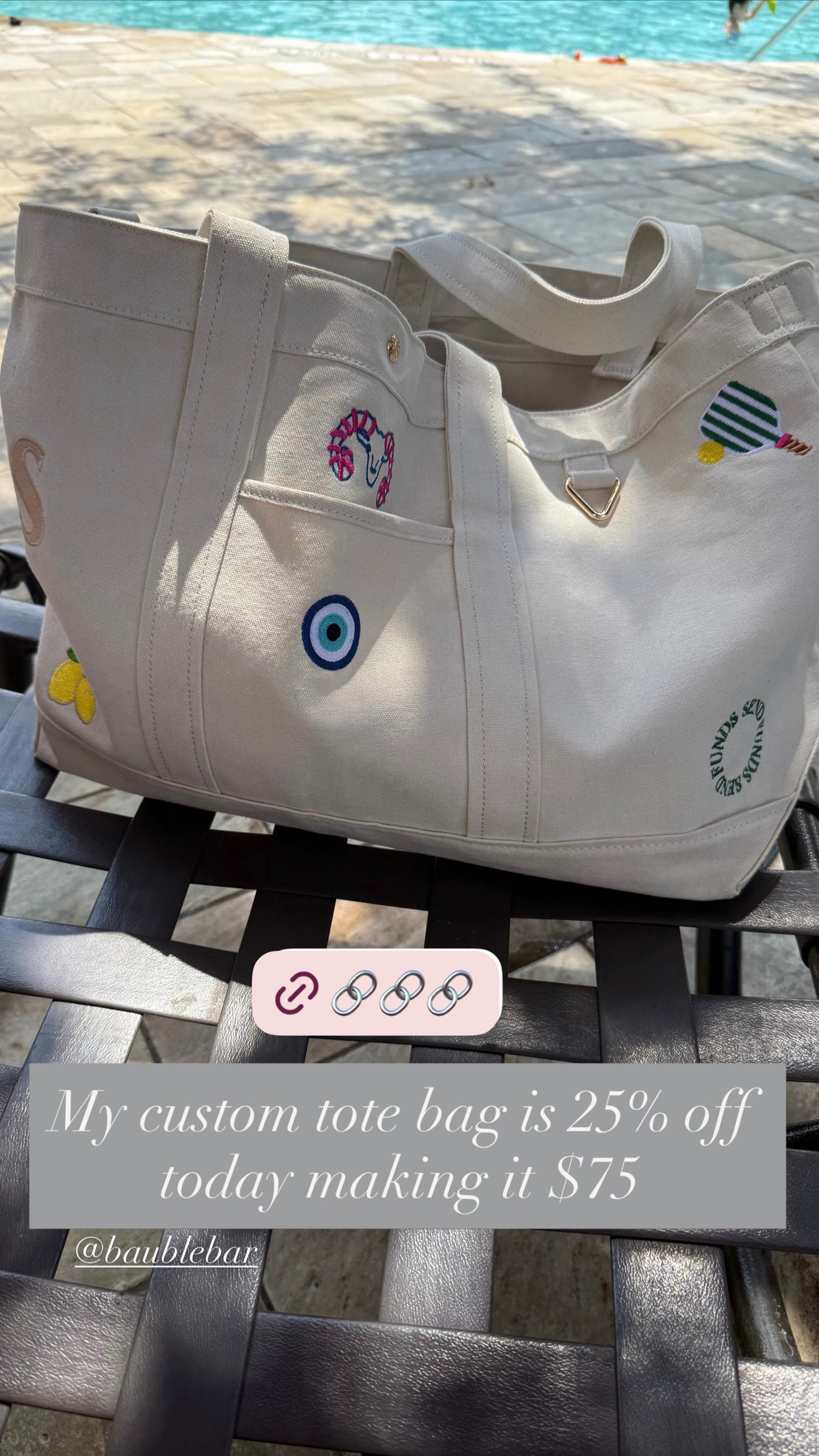 My custom tote bag is 25% off! 

 #LTKSaleAlert