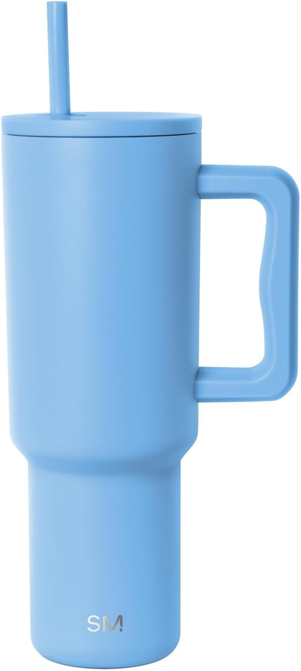 Simple Modern 40 oz Trek Tumbler with Handle and Straw Lid | Cup Holder Friendly Insulated Stainl... | Amazon (US)