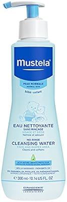 Mustela No Rinse Baby Cleanser - Micellar Water - with Avocado & Aloe Vera - For Baby's Face, Bod... | Amazon (US)