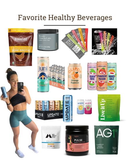 I pulled together all of my favorite healthy beverages!🥤 I am always sipping on something! Enjoy! 

Kroma isn’t linked, but go check them out! 
Same with the sparkling LMNT cans you’ll have to visit the website! 

#LTKActive #LTKBeauty #LTKFitness