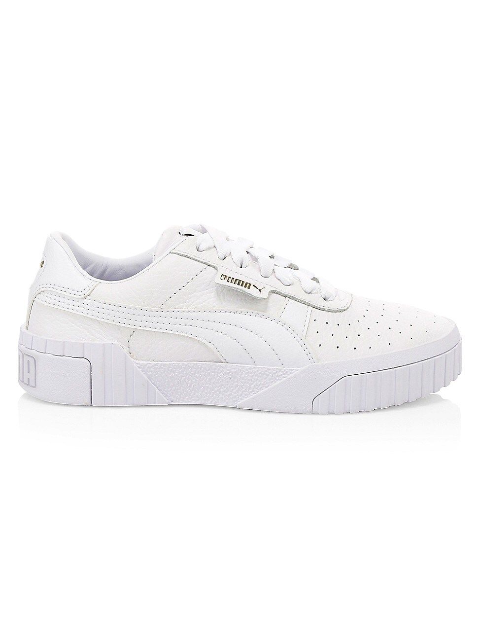 Puma Women's Women's Cali Leather Platform Sneakers - Puma White - Size 8 | Saks Fifth Avenue